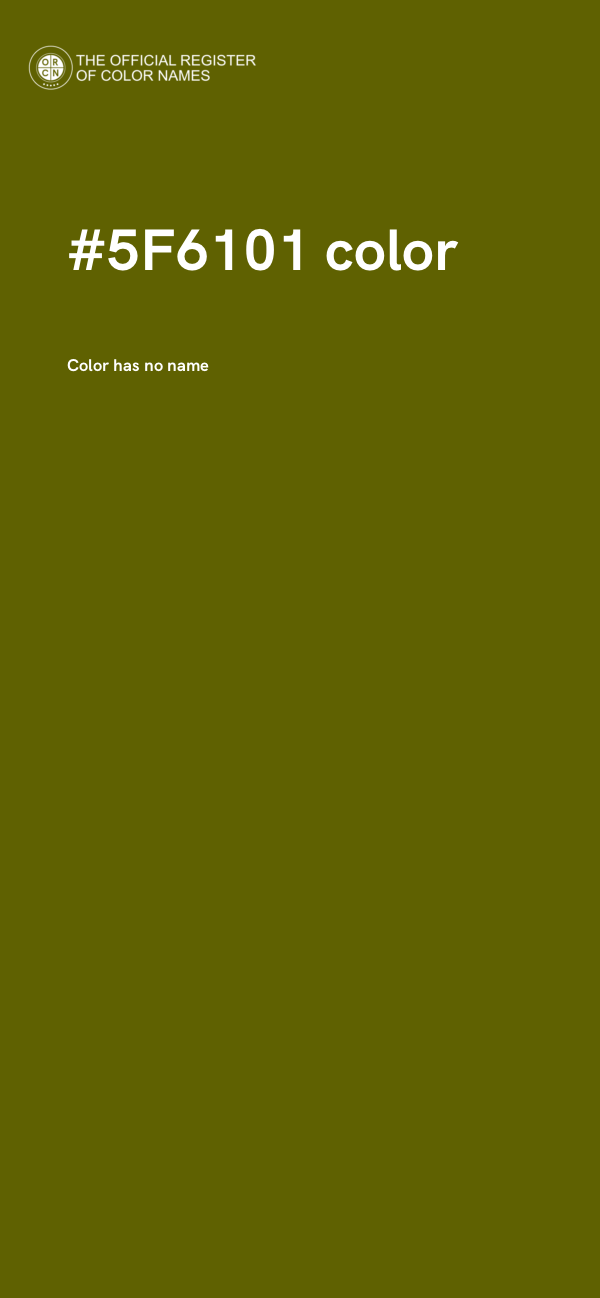 #5F6101 color image