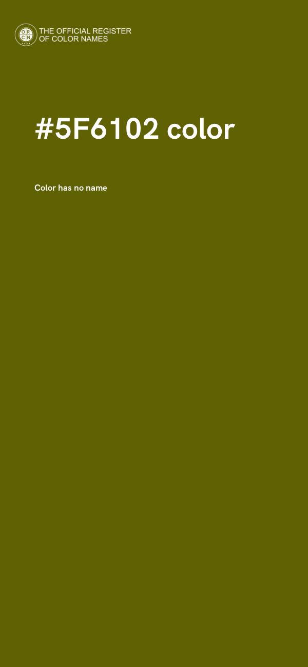 #5F6102 color image