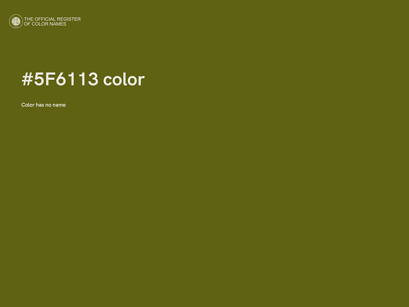 #5F6113 color image