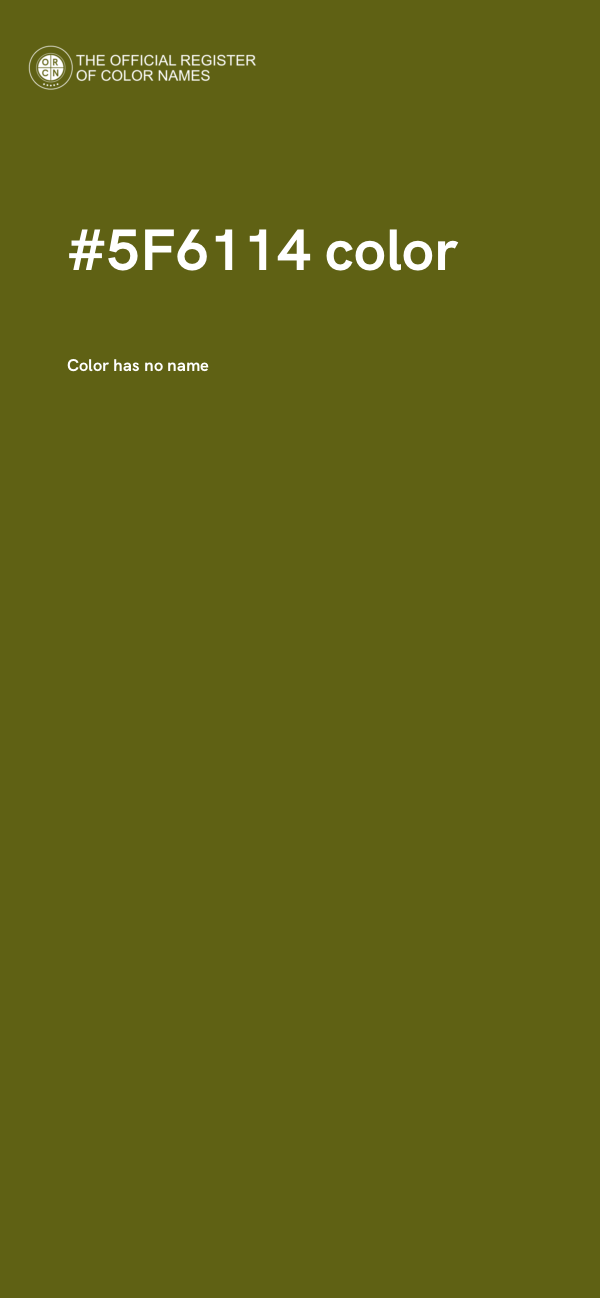 #5F6114 color image