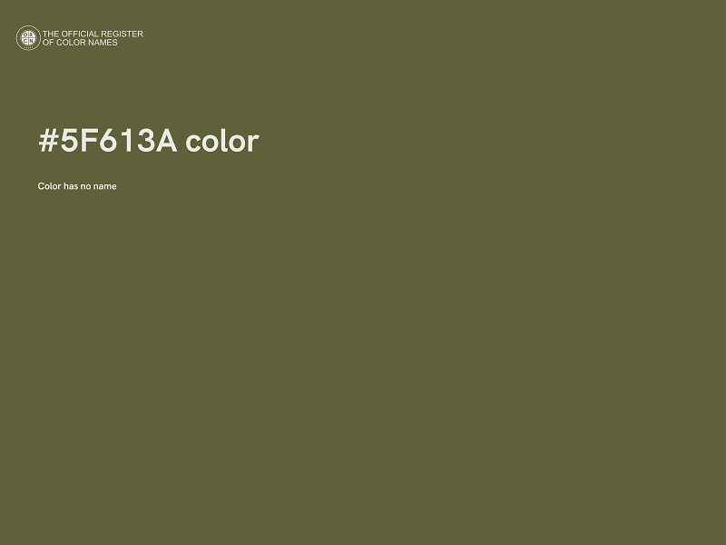 #5F613A color image