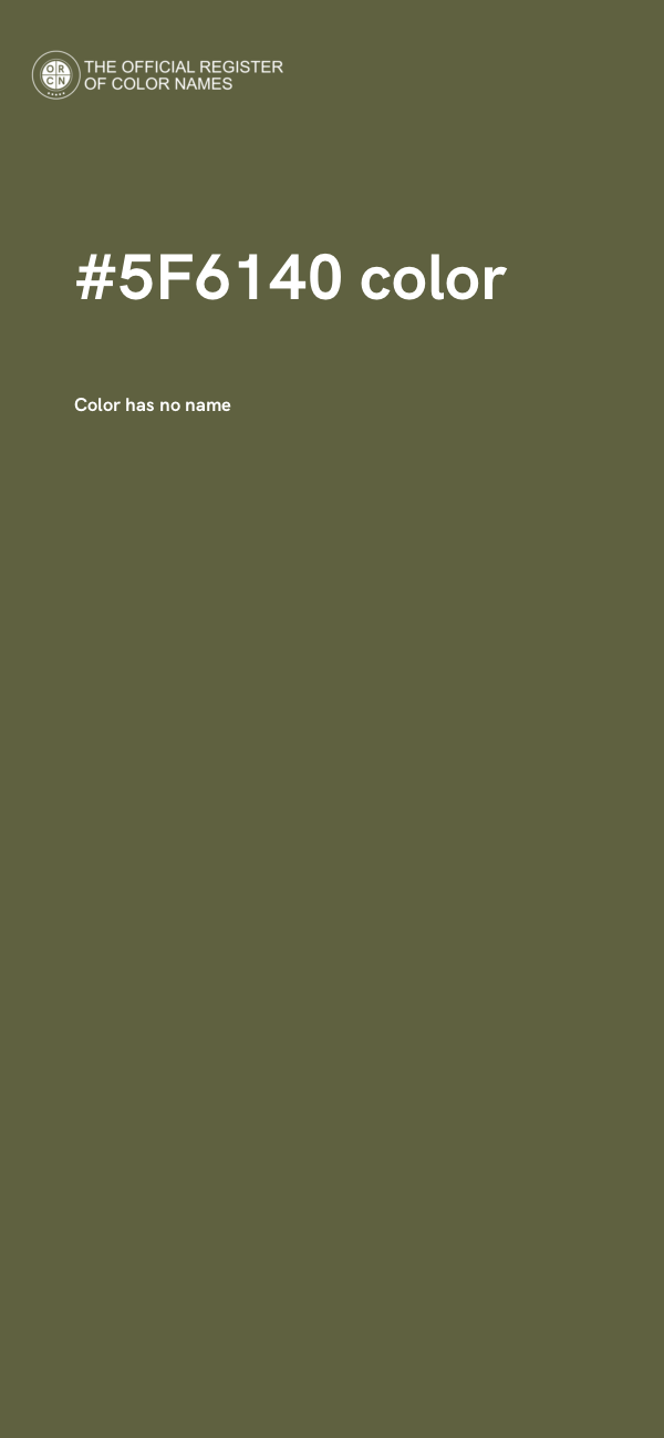 #5F6140 color image