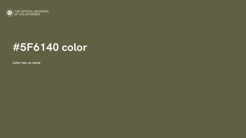 #5F6140 color image