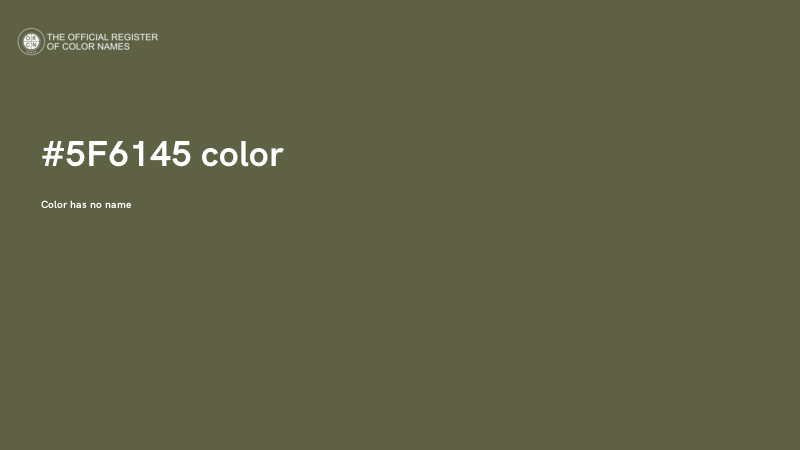 #5F6145 color image