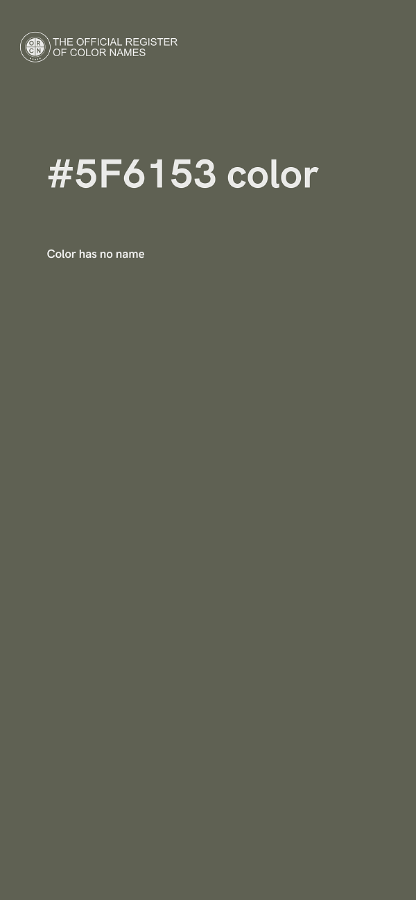 #5F6153 color image