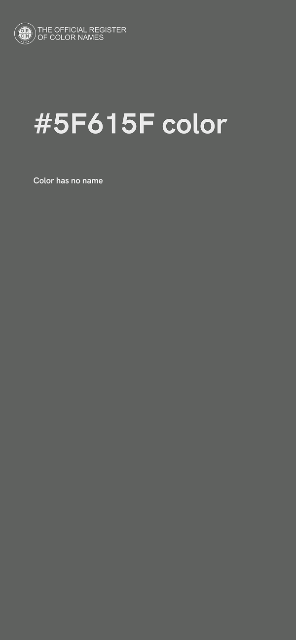 #5F615F color image
