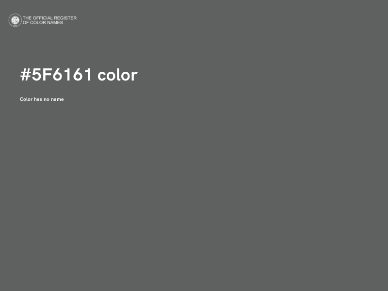 #5F6161 color image