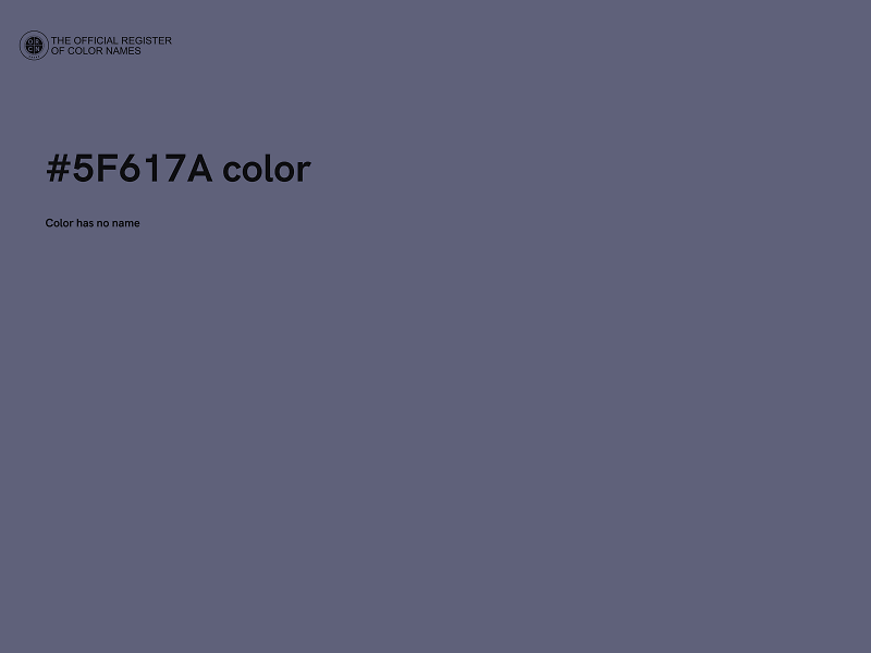 #5F617A color image