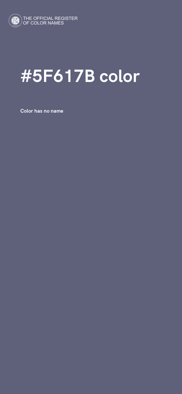 #5F617B color image