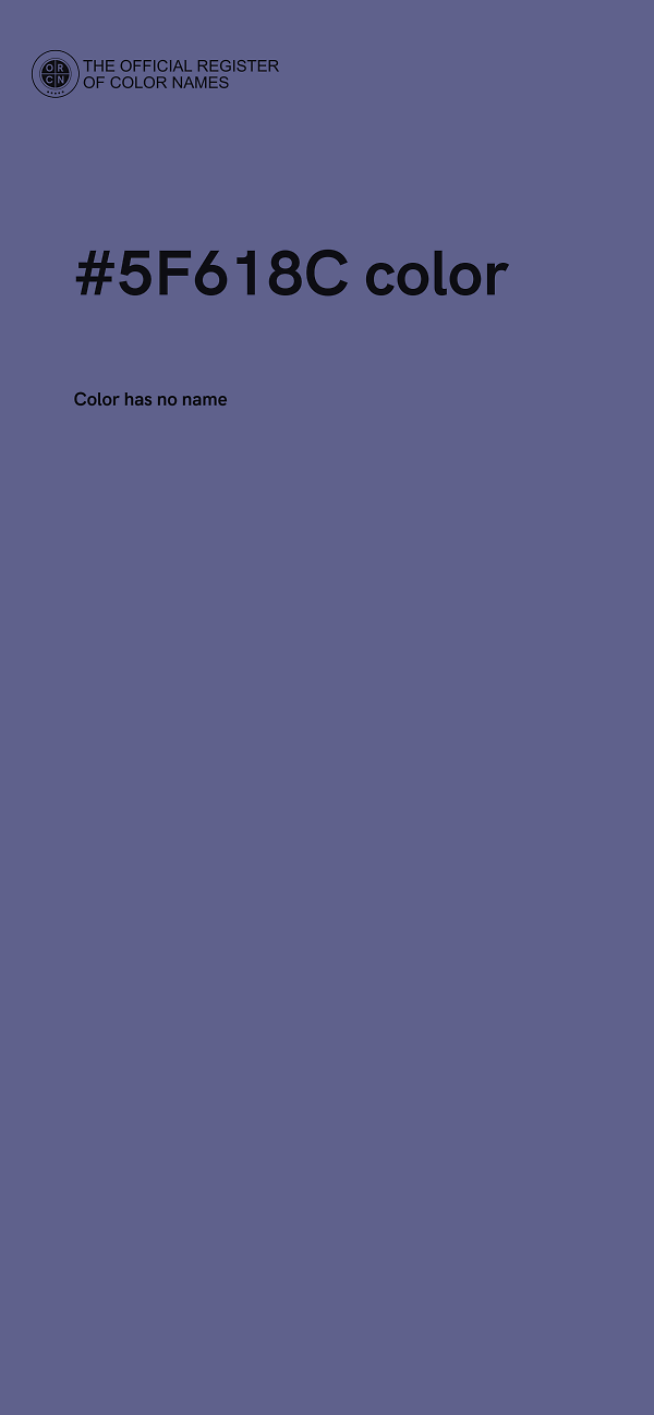 #5F618C color image