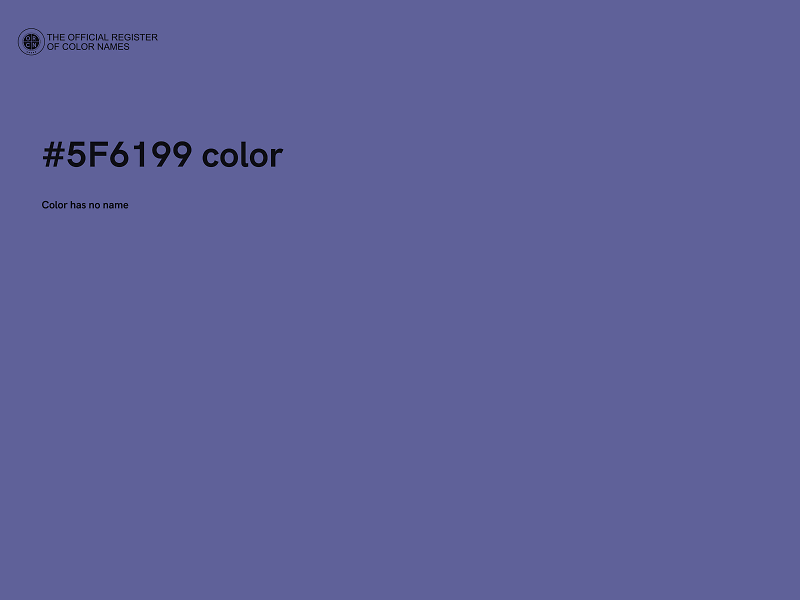 #5F6199 color image