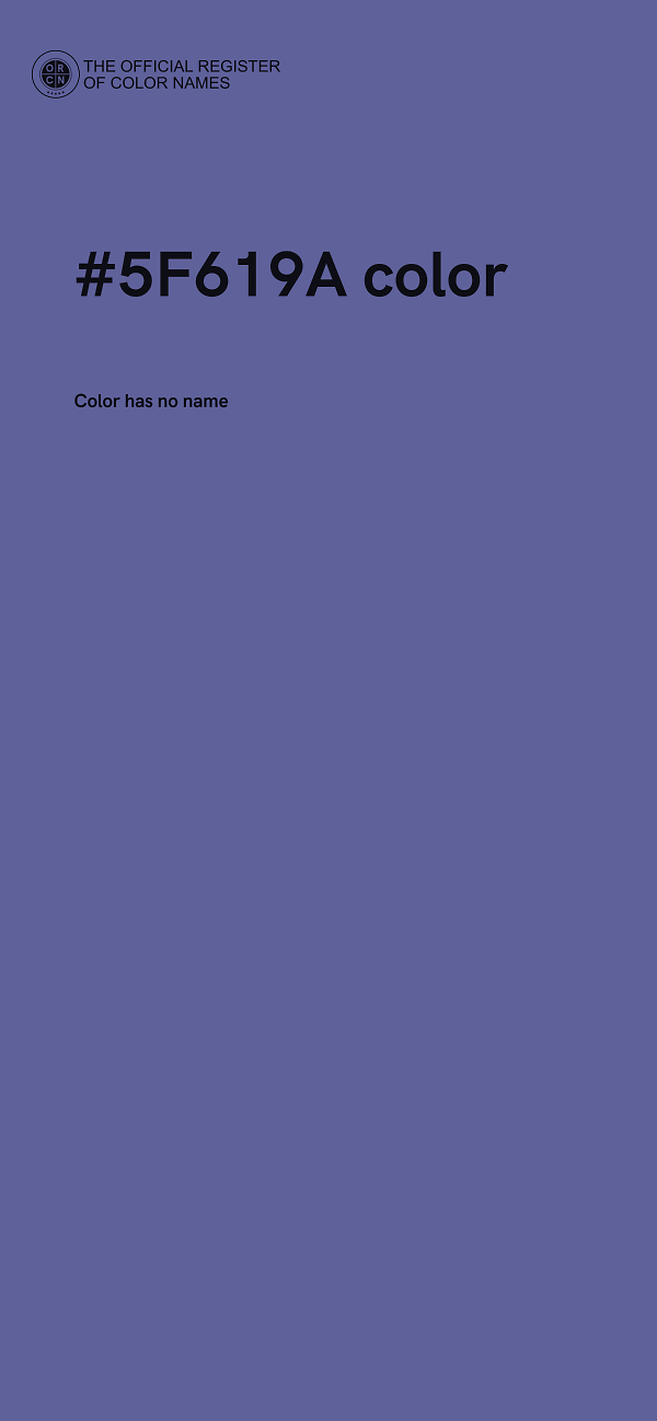 #5F619A color image