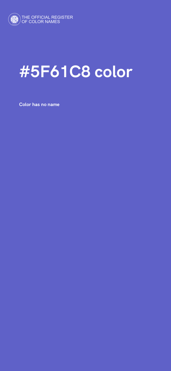 #5F61C8 color image