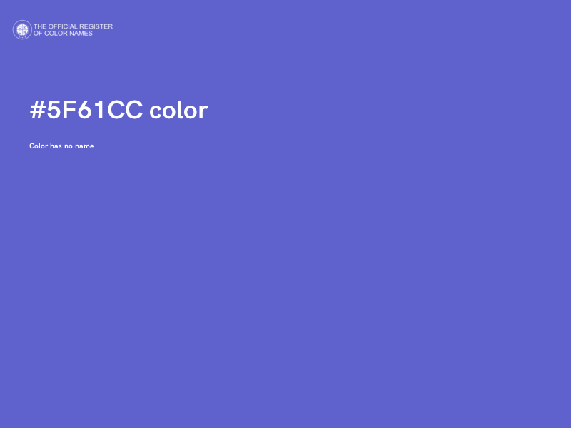 #5F61CC color image