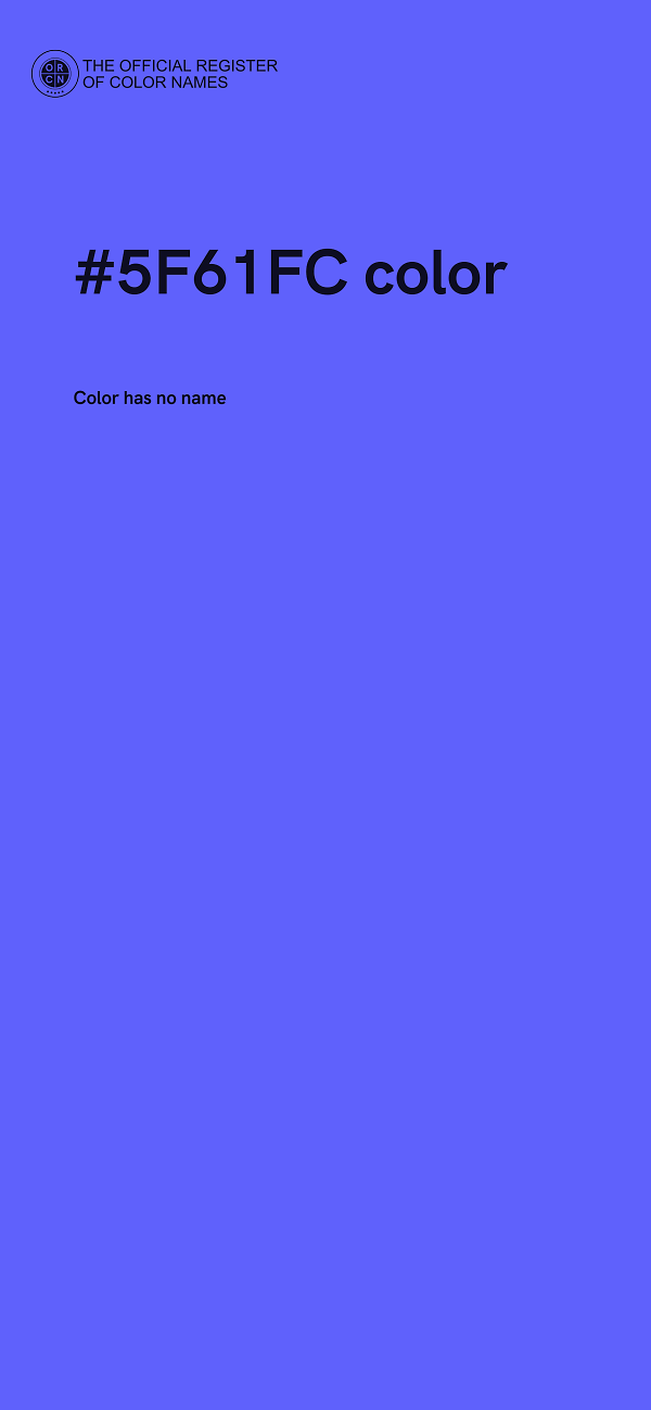 #5F61FC color image