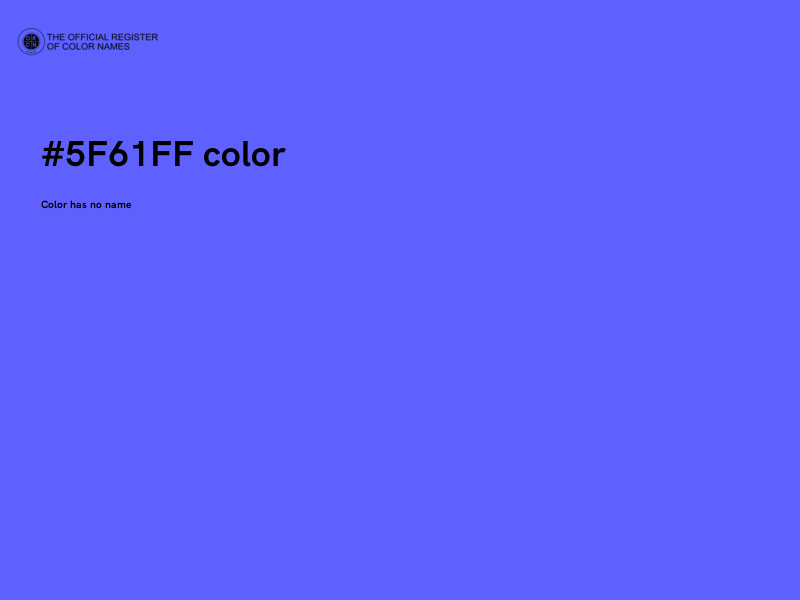#5F61FF color image