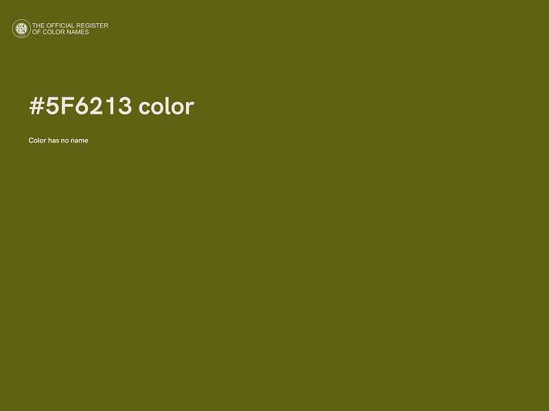 #5F6213 color image