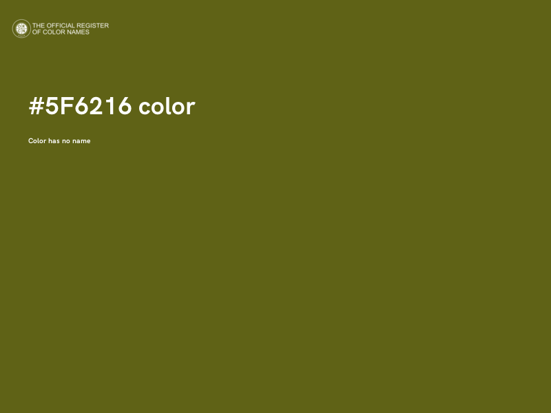 #5F6216 color image