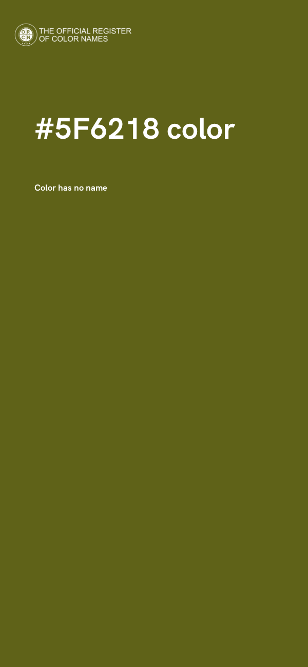 #5F6218 color image