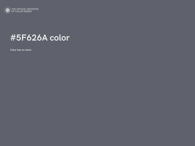 #5F626A color image