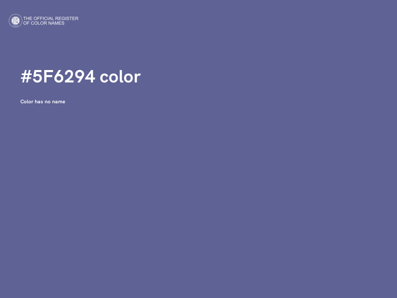 #5F6294 color image