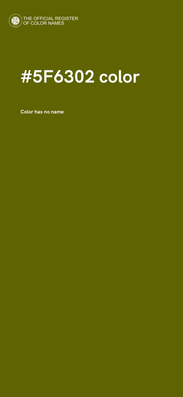 #5F6302 color image