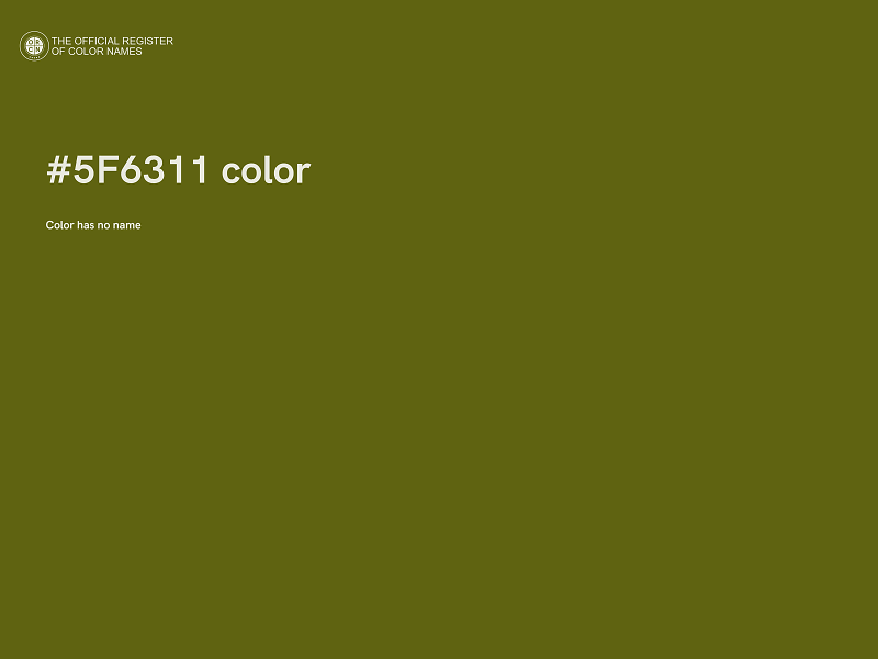 #5F6311 color image