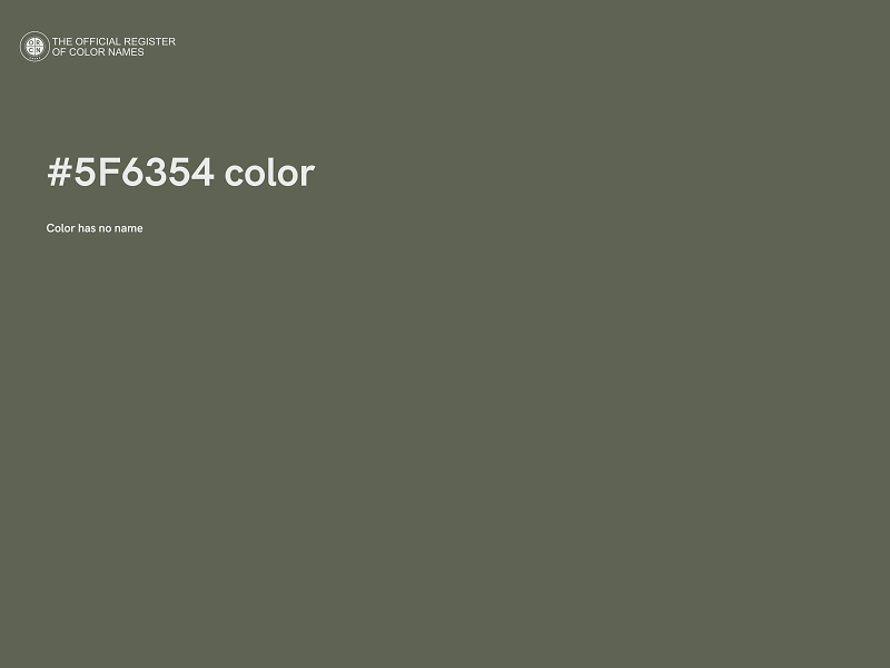 #5F6354 color image