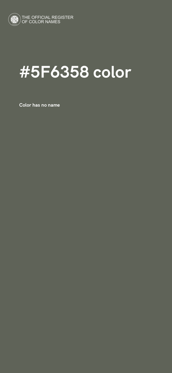 #5F6358 color image