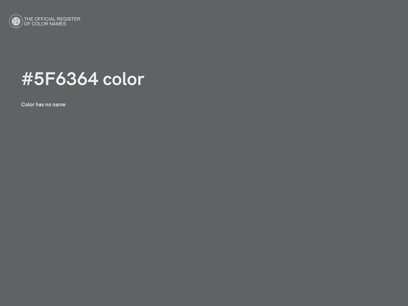 #5F6364 color image