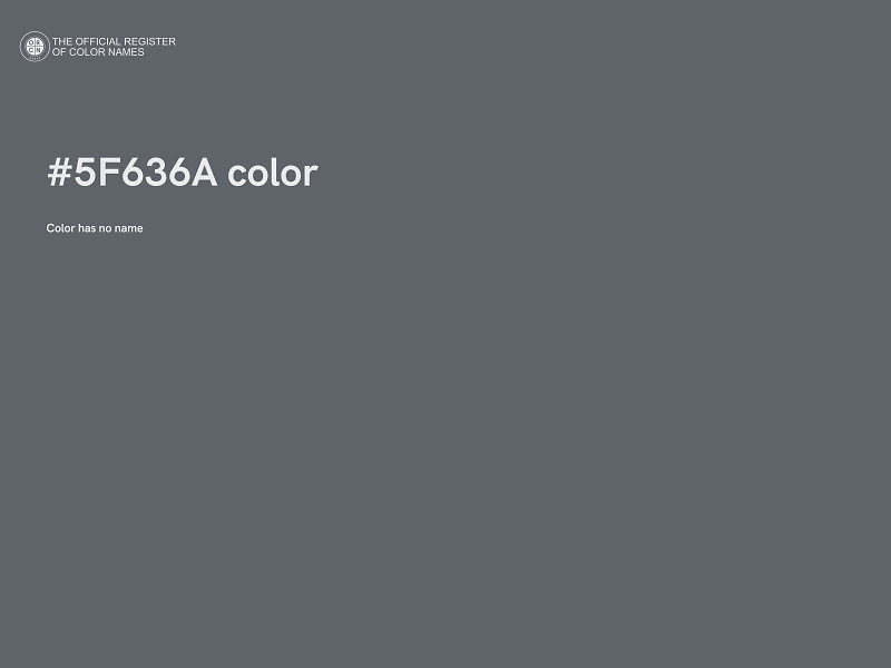 #5F636A color image