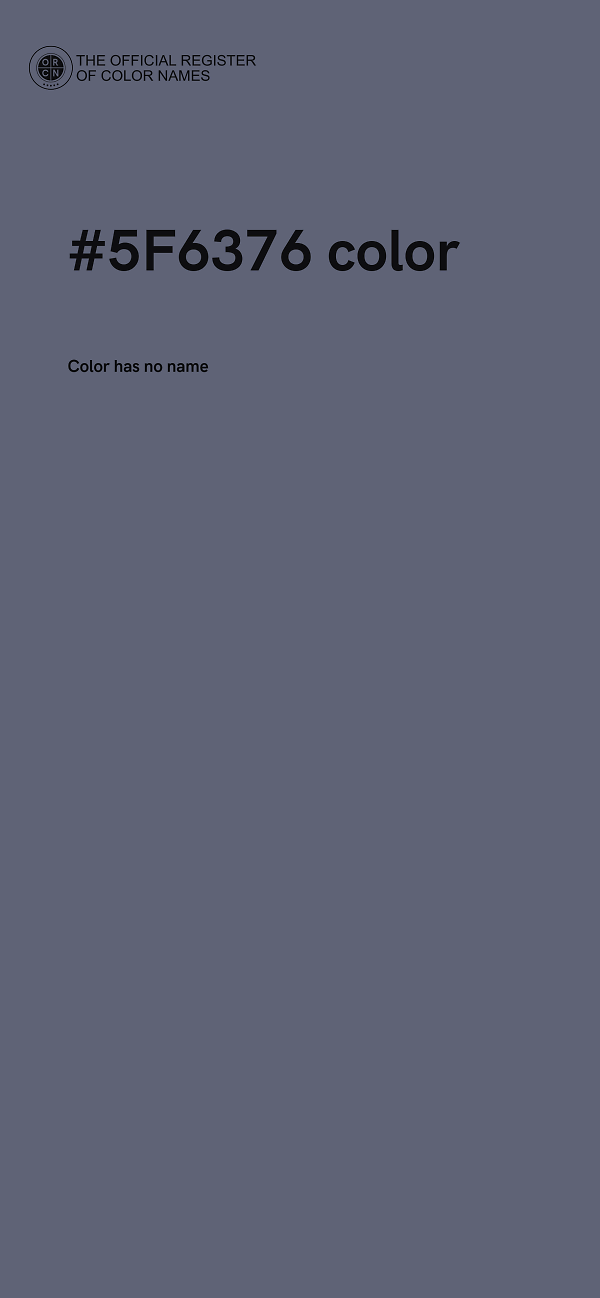 #5F6376 color image