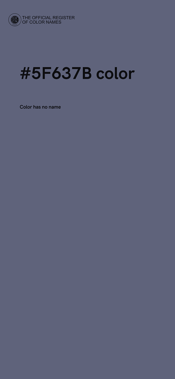 #5F637B color image