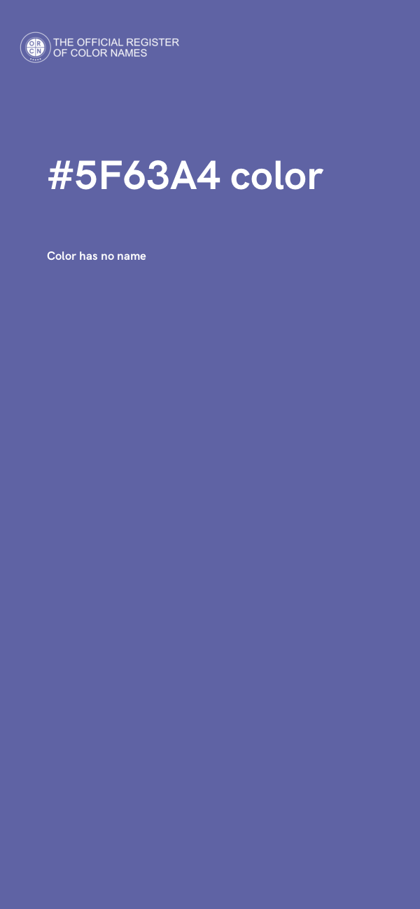 #5F63A4 color image