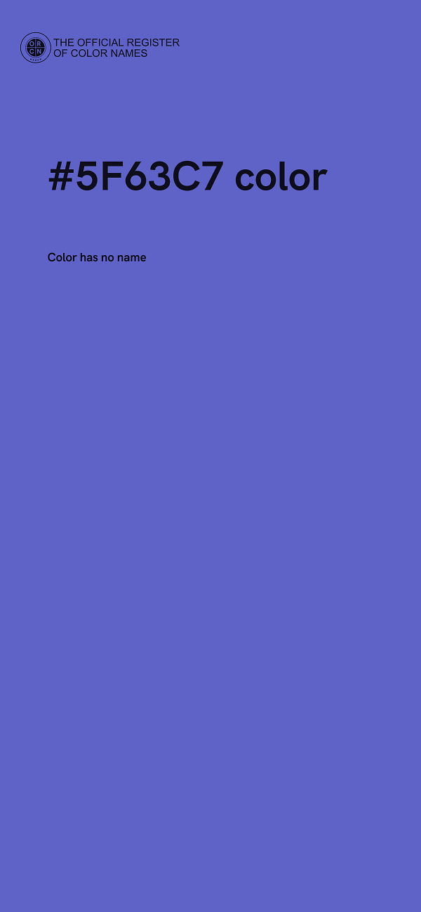 #5F63C7 color image