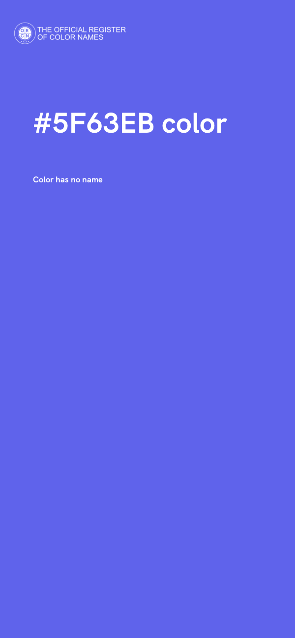 #5F63EB color image
