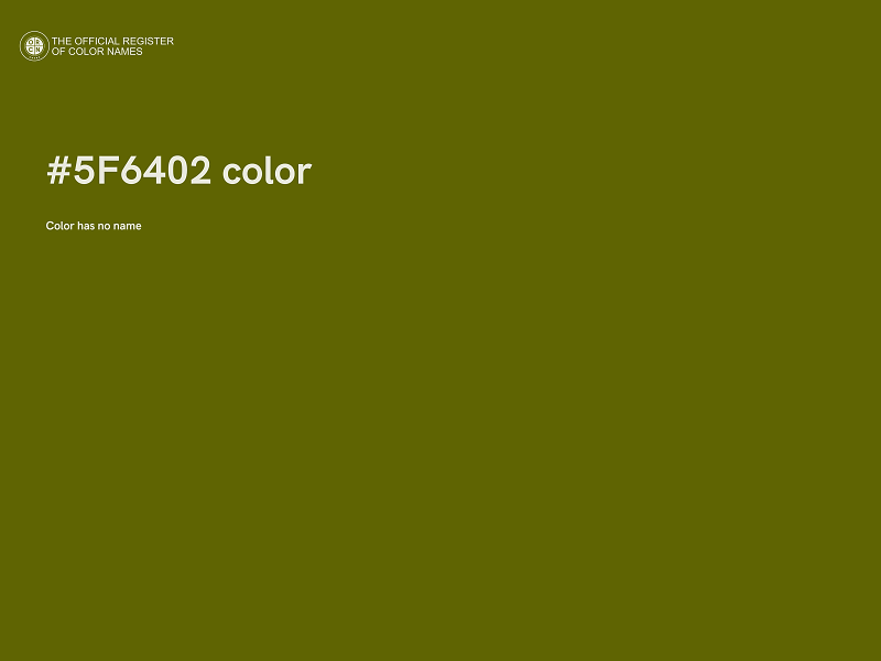 #5F6402 color image