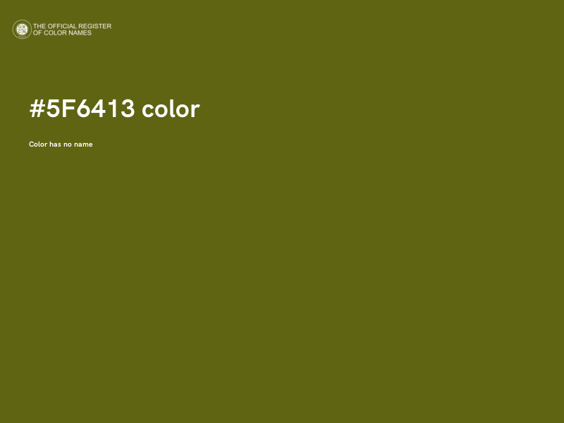#5F6413 color image