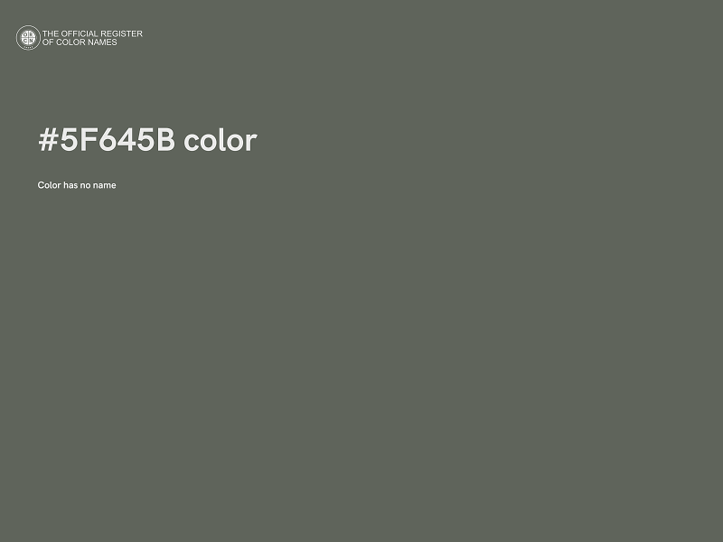 #5F645B color image