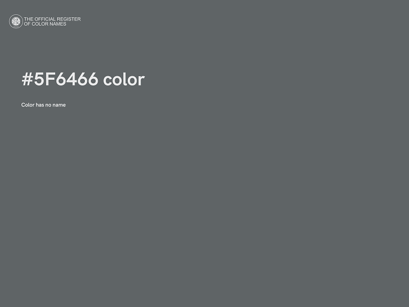 #5F6466 color image