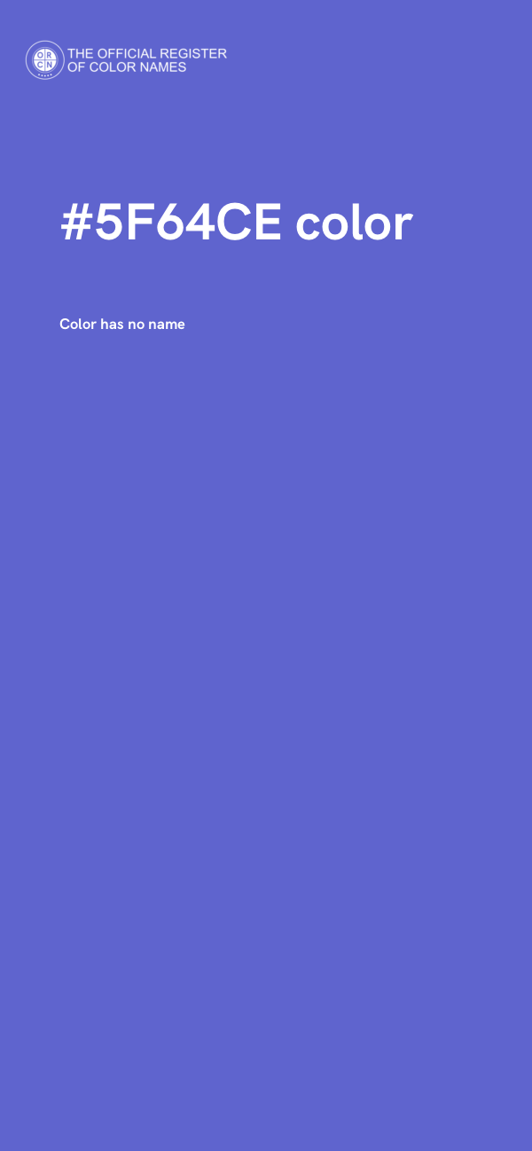 #5F64CE color image