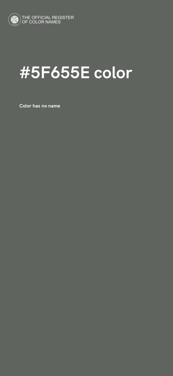 #5F655E color image