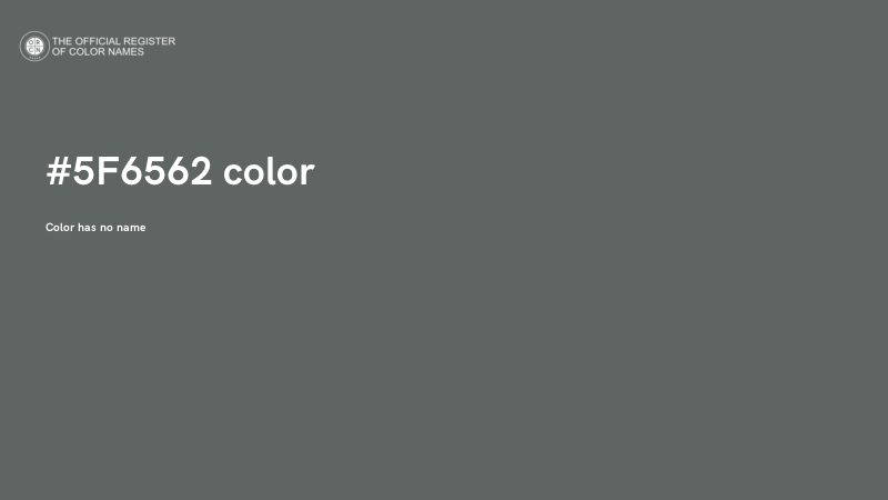 #5F6562 color image