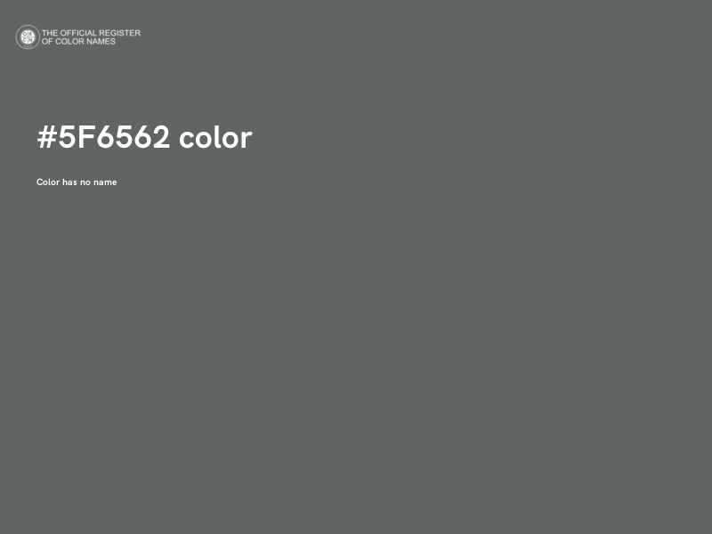 #5F6562 color image