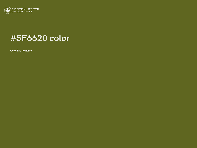 #5F6620 color image