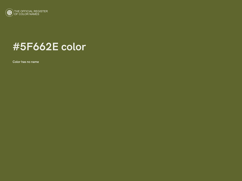 #5F662E color image