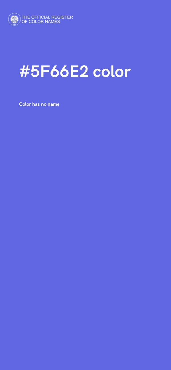 #5F66E2 color image
