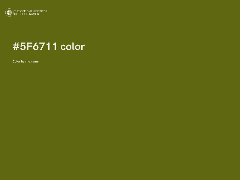 #5F6711 color image