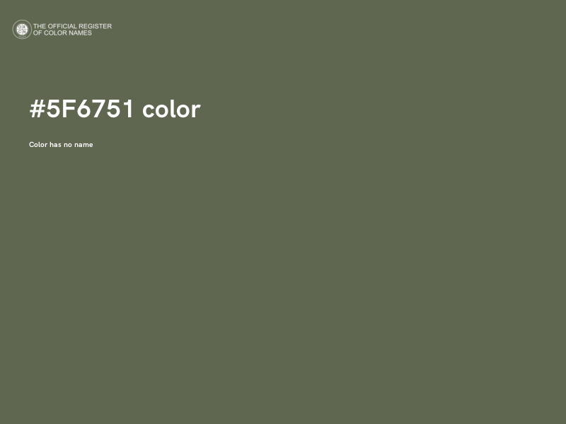 #5F6751 color image