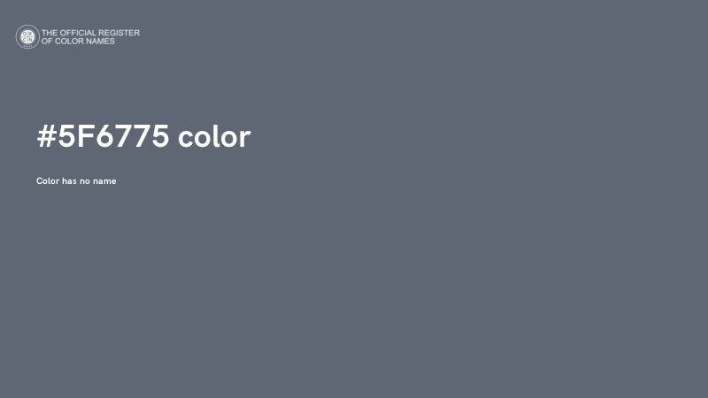 #5F6775 color image